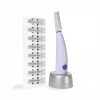 Michael Todd Beauty Sonicsmooth Dermaplane Razor for Women Face + Eyebrow trimmer Dermaplaning System - Peach Fuzz Remover - 8 Weeks of Dermaplaning Blades