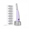Michael Todd Beauty Sonicsmooth Dermaplane Razor for Women Face + Eyebrow trimmer Dermaplaning System - Peach Fuzz Remover - 8 Weeks of Dermaplaning Blades