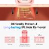 611FbKteIkL IPL Laser Hair Removal Device for Women & Men - Home 45°F Ice-Cooling Contact for Painless & Long-Lasting Results, 86% Hair Reduction in 3 Weeks for Full Body & Bikini Line, Rose Gold