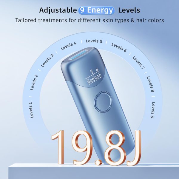 61W-c8bQzNL Laser Hair Removal Ubroo IPL Hair Removal Device with 5℃ Ice Cooling, 3 In 1 Painless Hair Removal For Women Men Permanent Face Body Beauty Care (Gold)