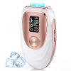 61XioMjblLL IPL Laser Hair Removal Device for Women & Men - Home 45°F Ice-Cooling Contact for Painless & Long-Lasting Results, 86% Hair Reduction in 3 Weeks for Full Body & Bikini Line, Rose Gold