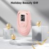 61meMK5HJSL IPL Laser Hair Removal Device for Women & Men - Home 45°F Ice-Cooling Contact for Painless & Long-Lasting Results, 86% Hair Reduction in 3 Weeks for Full Body & Bikini Line, Rose Gold