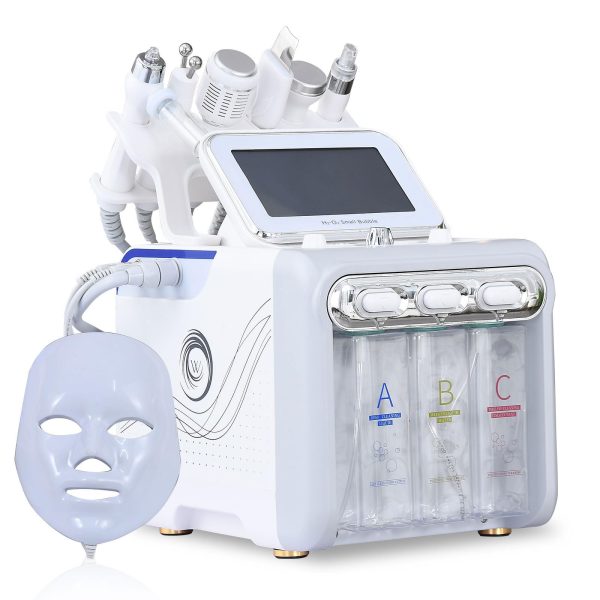 Hydrogen Oxygen 7 in1 Facial Care Machine with Mask Multifunctional Face Skin Care Device Elite