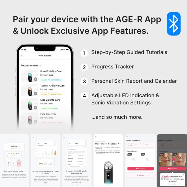 71TmwFG2b5kL medicube Age-R Booster Pro | 6-in-1 Real Glass Glow Beauty Massager | Looking Glass Skin | Korean Skin Care