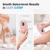 71fPmXlGGSL IPL Laser Hair Removal Device for Women & Men - Home 45°F Ice-Cooling Contact for Painless & Long-Lasting Results, 86% Hair Reduction in 3 Weeks for Full Body & Bikini Line, Rose Gold