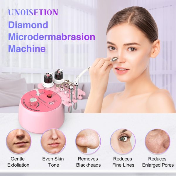 71nv-sZVhTL Diamond Microdermabrasion Machine Professional, 3 in 1 Dermabrasion Facial Peeling Skin Care Device for Salon Personal Home Use