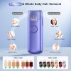 71yAyQsCyFL Laser Hair Removal Ubroo IPL Hair Removal Device with 5℃ Ice Cooling, 3 In 1 Painless Hair Removal For Women Men Permanent Face Body Beauty Care (Gold)